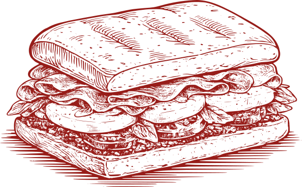 Sandwich illustration
